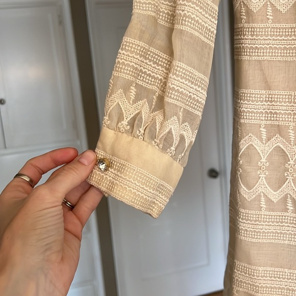 Vintage tan dress - small - Picture 3 of 5